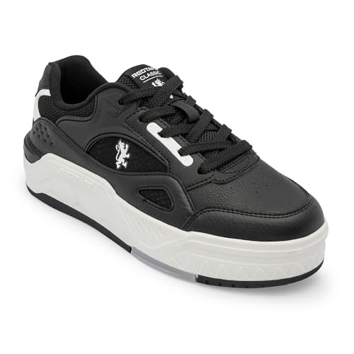 Red Tape Lifestyle Sneakers Shoes for Women | Rounded Front, Soothing Insole & Impact-Resistant Comfort White/Black - Image 1