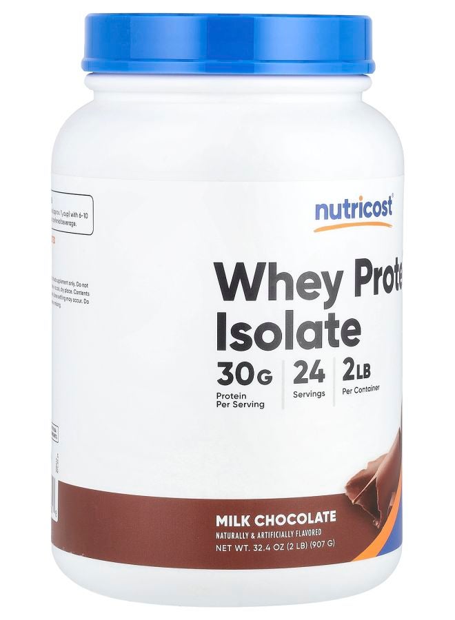 Nutricost Whey Protein Isolate Milk Chocolate 2 lb (907 g) - Image 2
