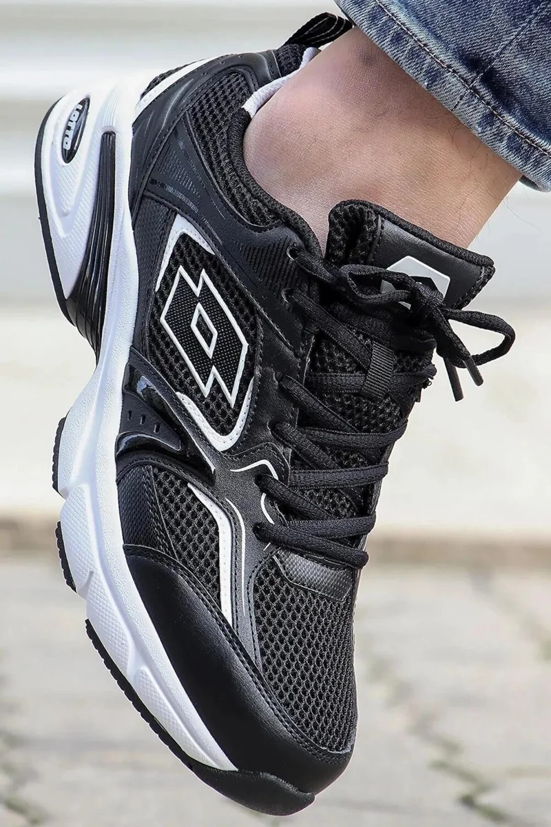 LOTTO Athens Men's Black White Sneaker Casual Sports Shoes V11