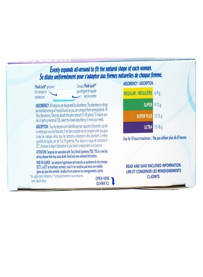 o.b. Tampons No Applicator, Unscented - 40ct, Applicator-Free Tampons Ultra, Feminine Care, ob Tampon Ultra, Period Products - Image 4
