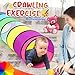 Moncoland Kids Play Tunnel for Toddlers Colorful Pop Up Crawl Through Tunnel Play Tent for Baby or Dog Cat Pet with Breathable Mesh Collapsible Gift for Boy Girl Game Indoor Outdoor Toy - Image 4