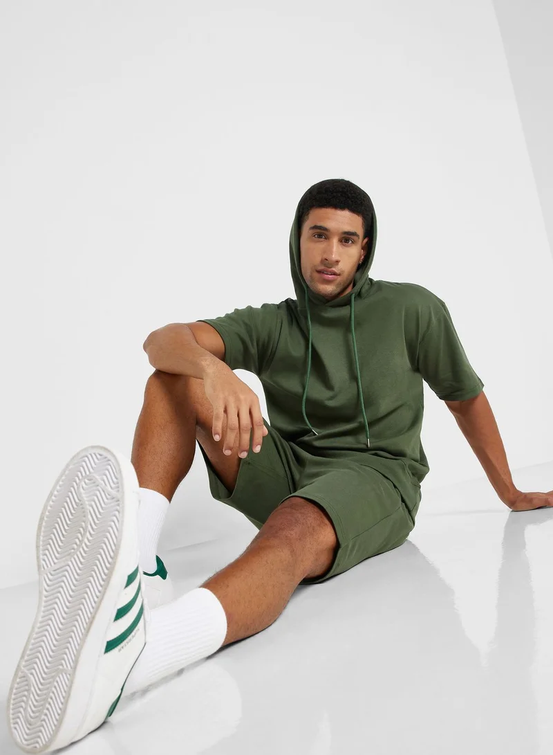 Seventy Five Shorts Sleeve Hoodie Set
