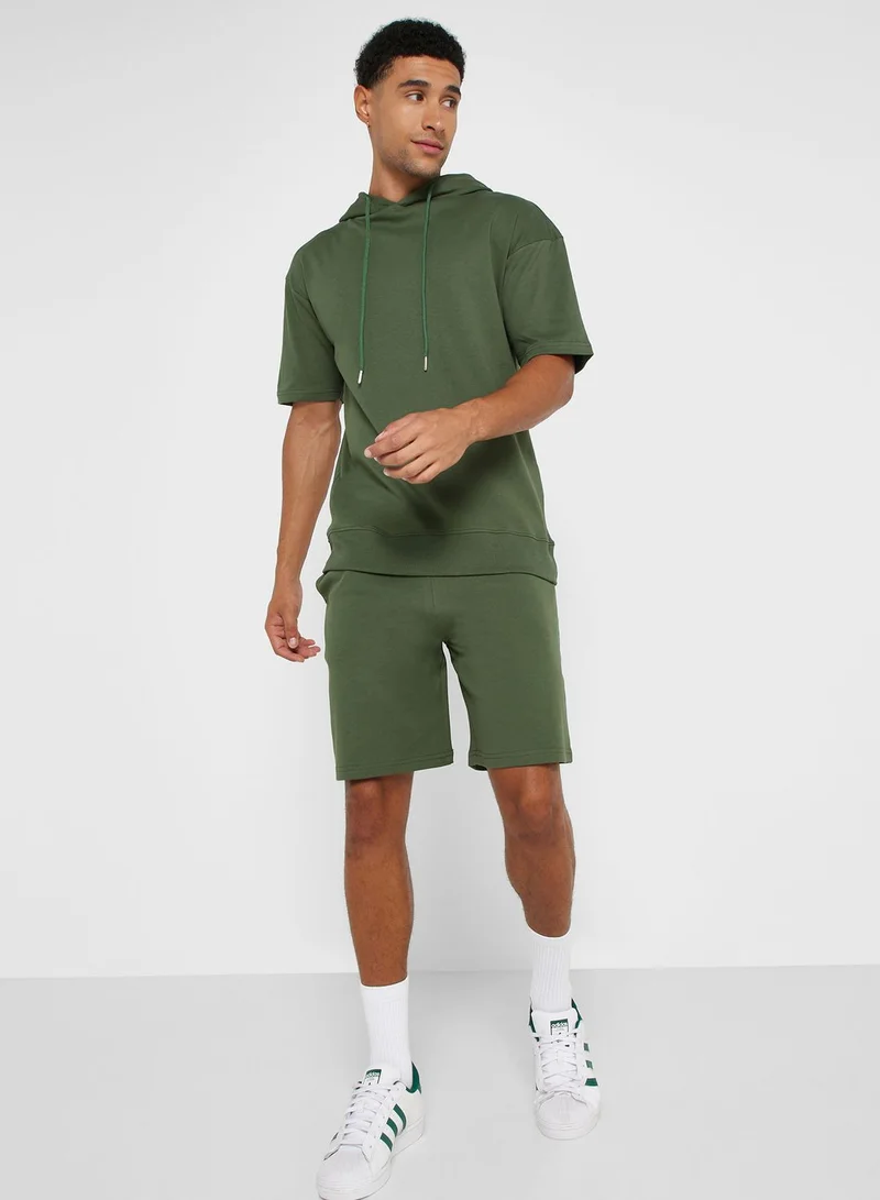 Seventy Five Shorts Sleeve Hoodie Set