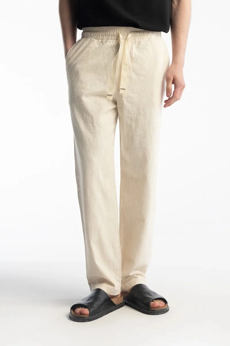 GIESTO Straight Leg Pants with Drawstring Waist