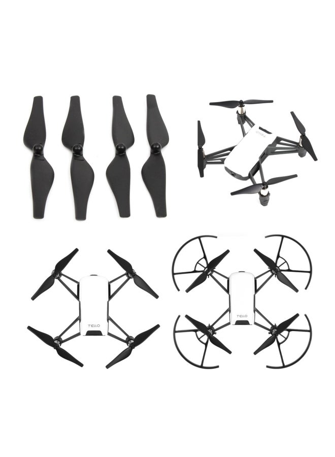 Voberry 4pcs Quick Release/Lock Propellers CCW CW Props Blades For DJI Tello Mini Drone Black - Image 4