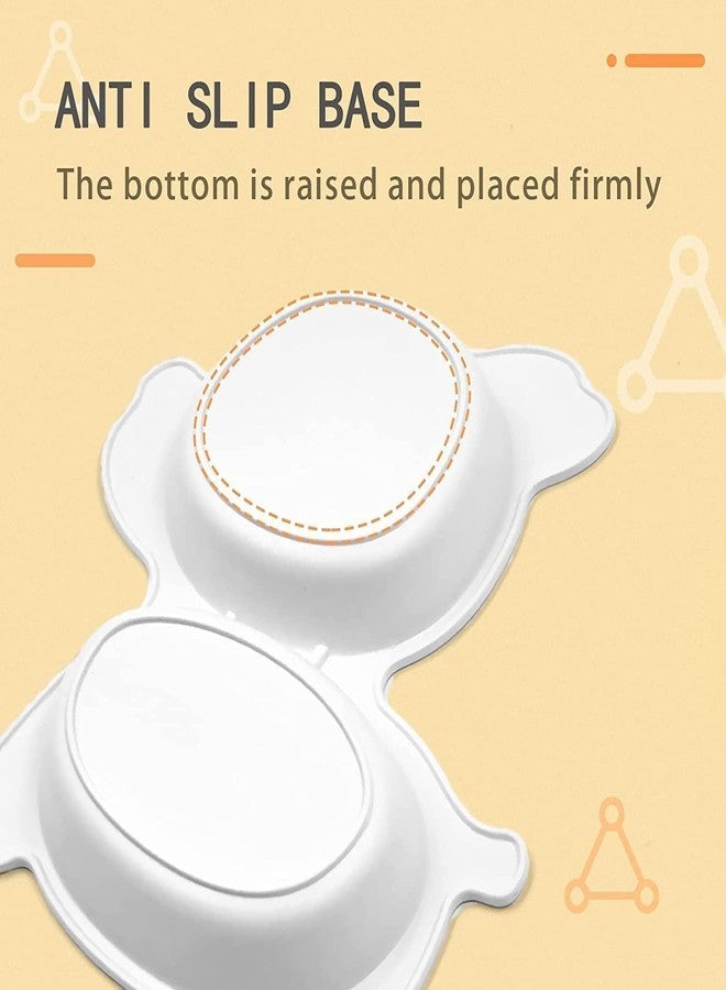 Toriox 5 Piece Baby Tableware Meal Set, Plate, Bowl, Tumbler and Spoon for Kids or Infants, Attractive Colours, Non Toxic, BPA Free Baby Utensil Plates for Kids Tableware Cutlery (Multi) (Doggy) - Image 4