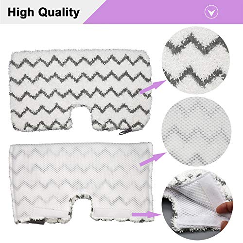 Extolife 6 Pack Steam Mop Pads Replacement for Shark Steam Pocket Mops S3501 S3601 S3972BRN S3550 S3801 S3901 S3601D S3801CO S3901D S3455K S2902 SE450 SE460 - Image 2
