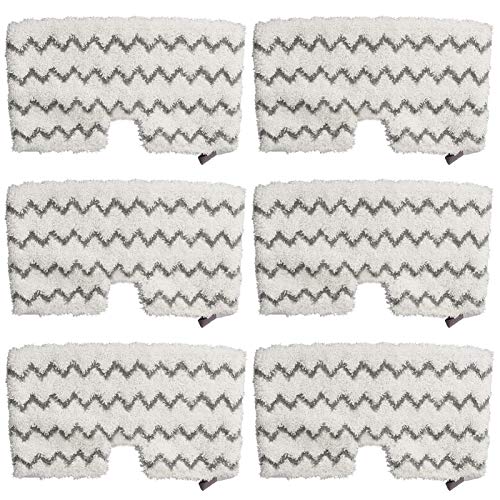 Extolife 6 Pack Steam Mop Pads Replacement for Shark Steam Pocket Mops S3501 S3601 S3972BRN S3550 S3801 S3901 S3601D S3801CO S3901D S3455K S2902 SE450 SE460 - Image 1