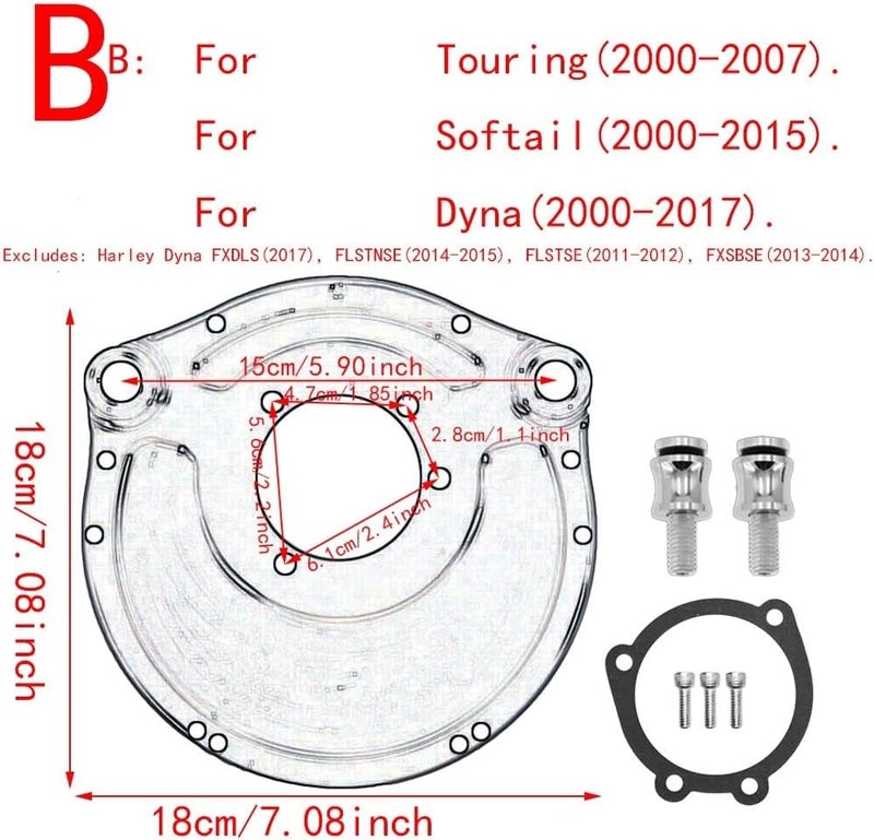 Wivplex Motorcycle Air Cleaner Intake Filter - Image 3