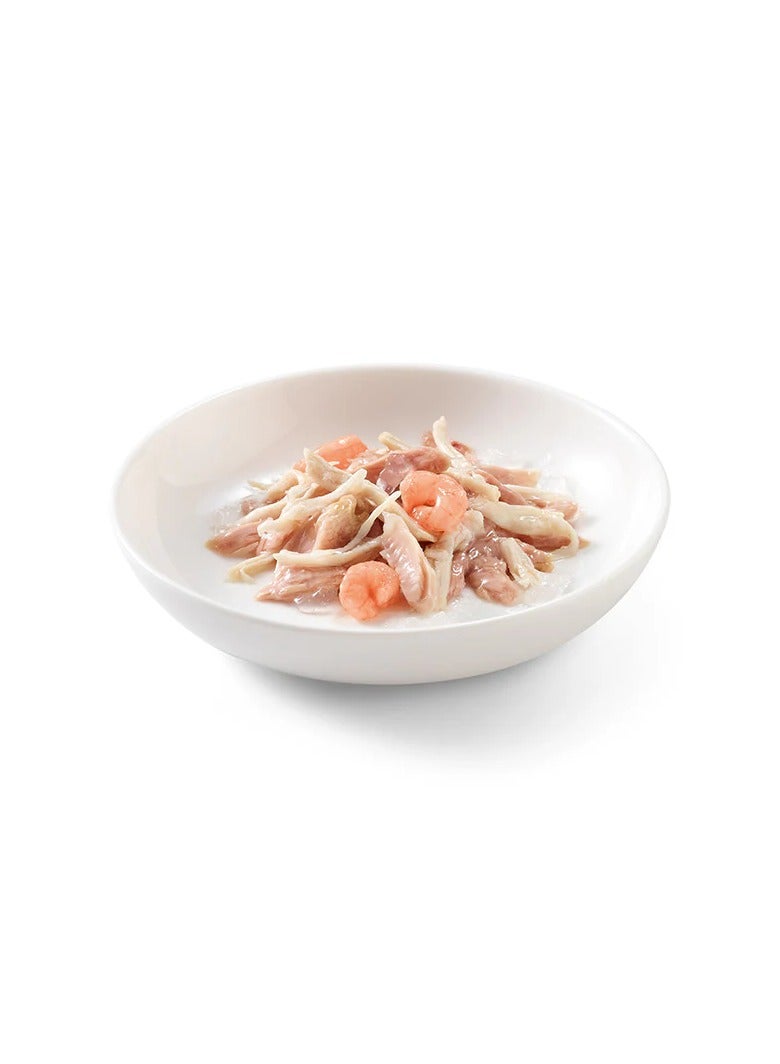 شيسر عبوة من 15 قطعة من طعام القطط الرطب - التونة مع الدجاج والروبيان 15 × 50 جرام - Image 2