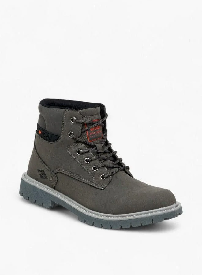 Lee Cooper Men's Panelled Lace-Up Ankle Boots