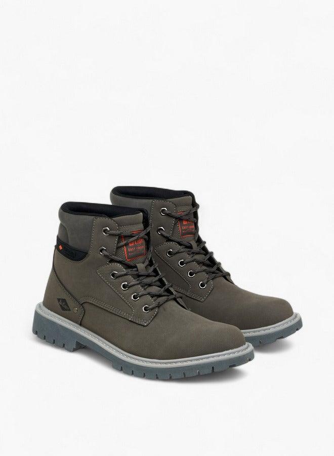 Lee Cooper Men's Panelled Lace-Up Ankle Boots - Image 1