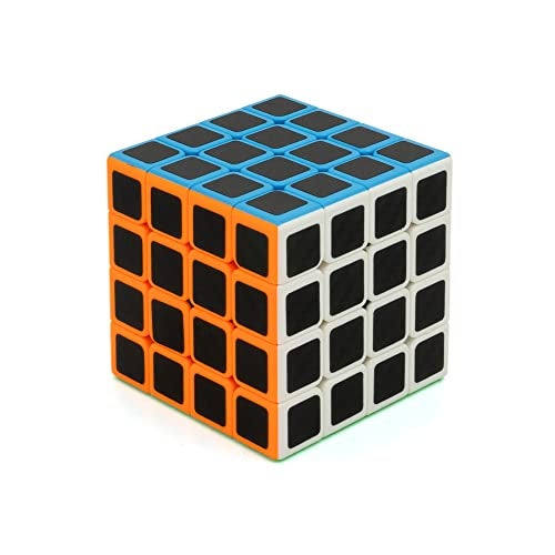 Cubelelo Drift Carbon Fiber 4x4 Speed Cube Puzzle Toy for Kids & Adults Magic Speedy Stress Buster Brainstorming Cube - Image 4