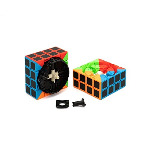Cubelelo Drift Carbon Fiber 4x4 Speed Cube Puzzle Toy for Kids & Adults Magic Speedy Stress Buster Brainstorming Cube - Image 5