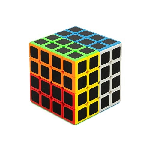 Cubelelo Drift Carbon Fiber 4x4 Speed Cube Puzzle Toy for Kids & Adults Magic Speedy Stress Buster Brainstorming Cube - Image 3