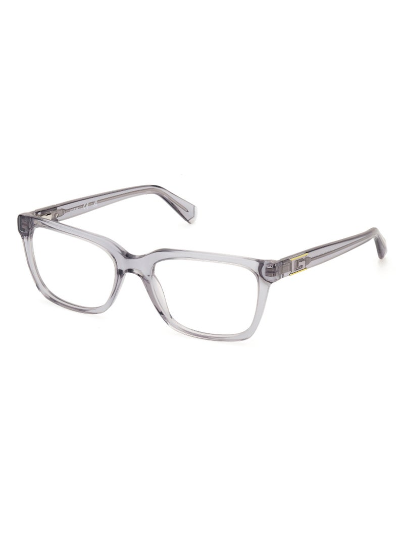 GUESS Men's Rectangular Shape Eyeglass Frames - GU5013202054 - Lens Size: 54 Mm - Grey - Image 1