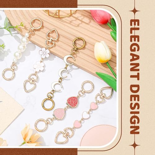 Remuuly 5 Pcs Bag Extender Chain Purse Strap Extender Gold Metal Bag Replacement Chain for Handbag Crossbag ShoulderBag Making Supplies Purse Chains Accessories(Classic) - Image 3