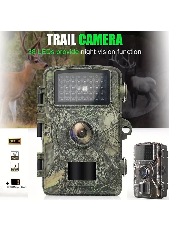1080P Camera Wildlife Trail With 2 Inch LCD Screen 0 8s Motion Activation Night Vision - Image 3