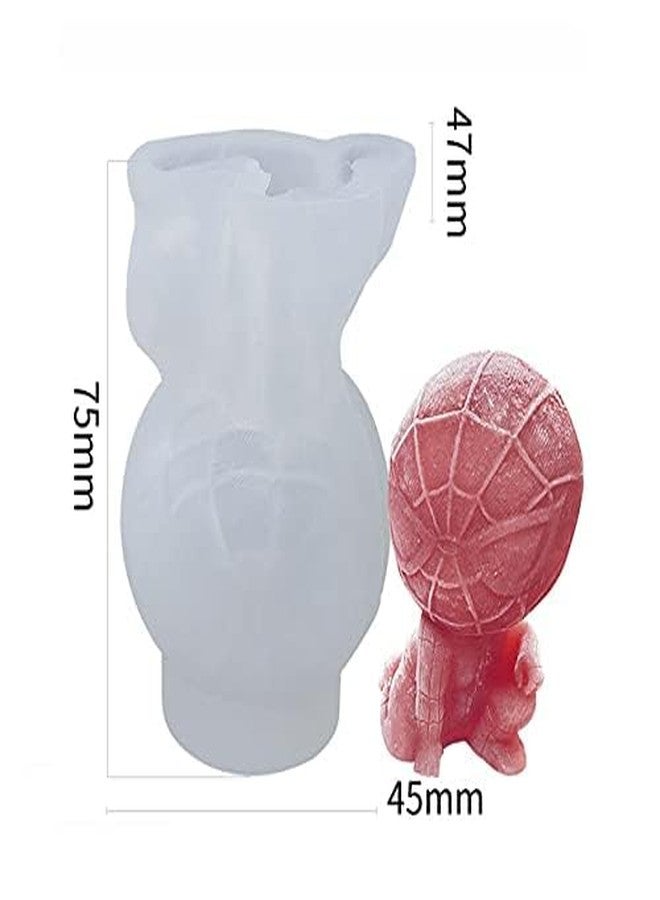BYVUTE Silicone Molds Spiderman, Ice Maker Silicone Tray Cute Easy Release Novelty Drink Tray For Chilled Drinks Fondant Candy Chocolate Molds for Cake Decorations Homemade Kitchen (Medium) - Image 5