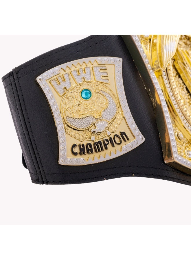 WWE Wrestling Championship Spinner Belt 125cm– WWE Style Plastic Winner Belt for Kids & Adults, 2 Designs - Image 3