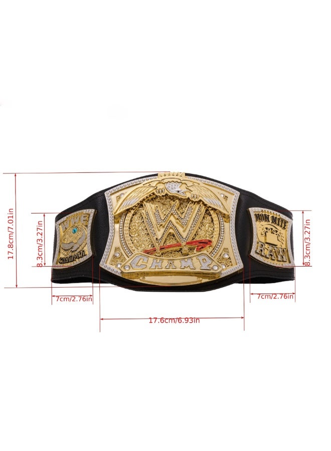 WWE Wrestling Championship Spinner Belt 125cm– WWE Style Plastic Winner Belt for Kids & Adults, 2 Designs - Image 4