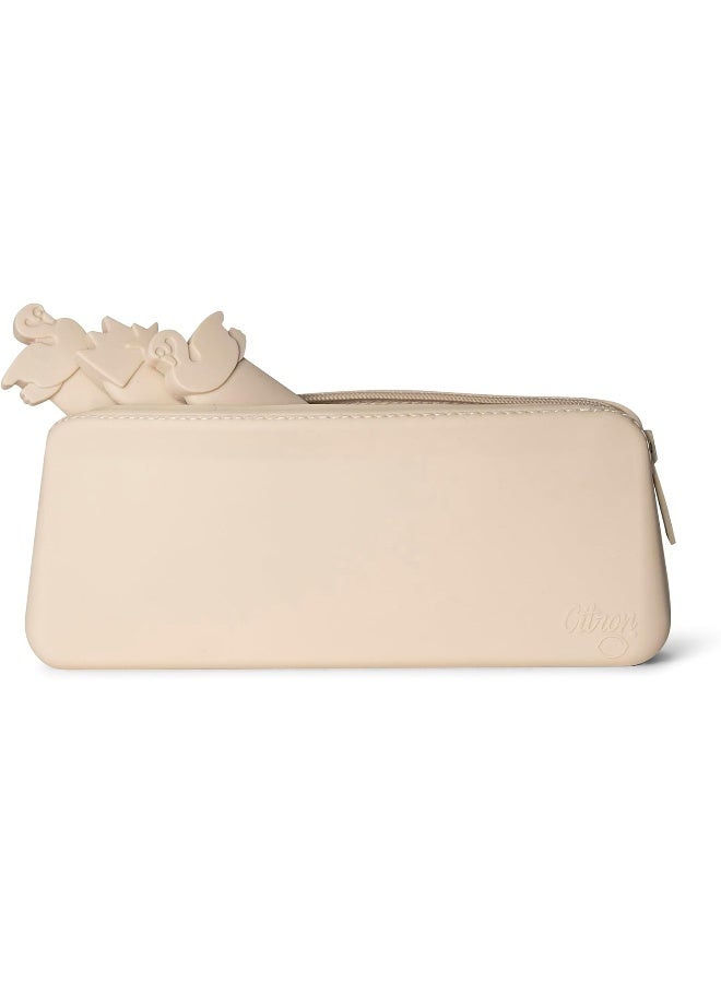 Citron Silicone Cutlery Set With Pouch Ballerina Eco-Friendly Utensils For On-The-Go Dining - Image 2