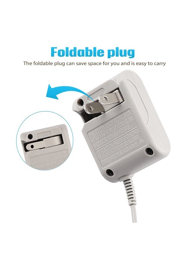 Xahpower DS Lite Charger, AC Adapter for Nintendo DS Lite Systems Power Charger, Wall Travel Charger Power Cord Charging Cable 5.2V 450mA