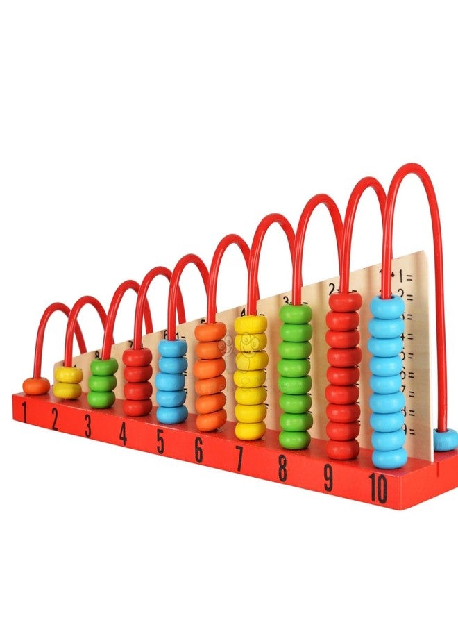 BEMOX Wooden Educational Abacus, Maths Learning Toy with Counting Frame, Kids 3+ Years - Image 1
