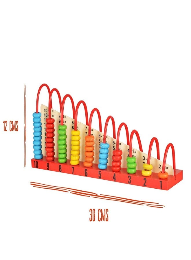 BEMOX Wooden Educational Abacus, Maths Learning Toy with Counting Frame, Kids 3+ Years - Image 3