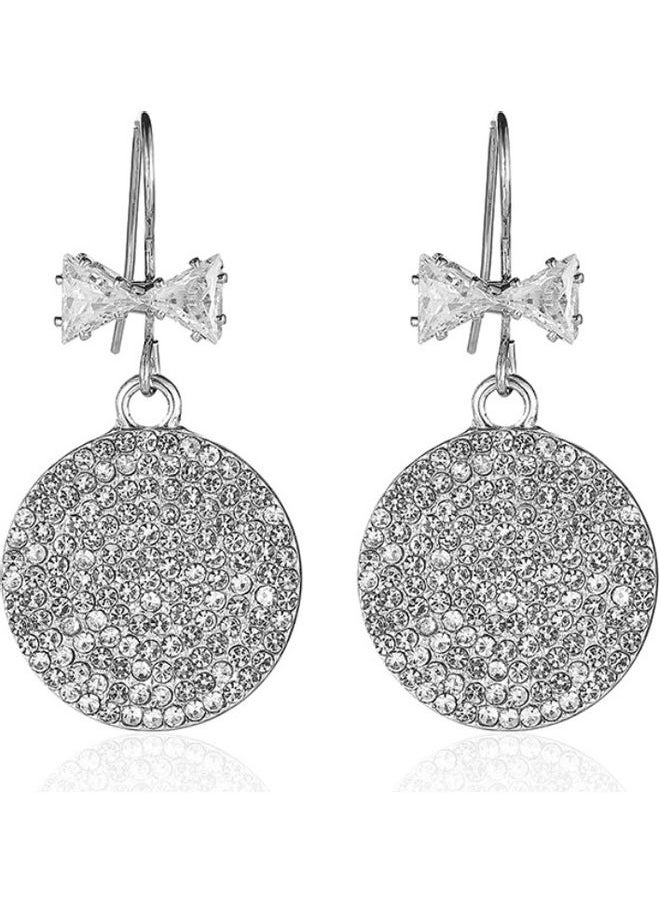 NIBEMINENT S925 Silver Needle Zircon Earrings  - Image 1