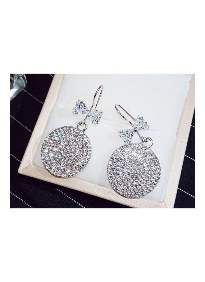 NIBEMINENT S925 Silver Needle Zircon Earrings  - Image 2
