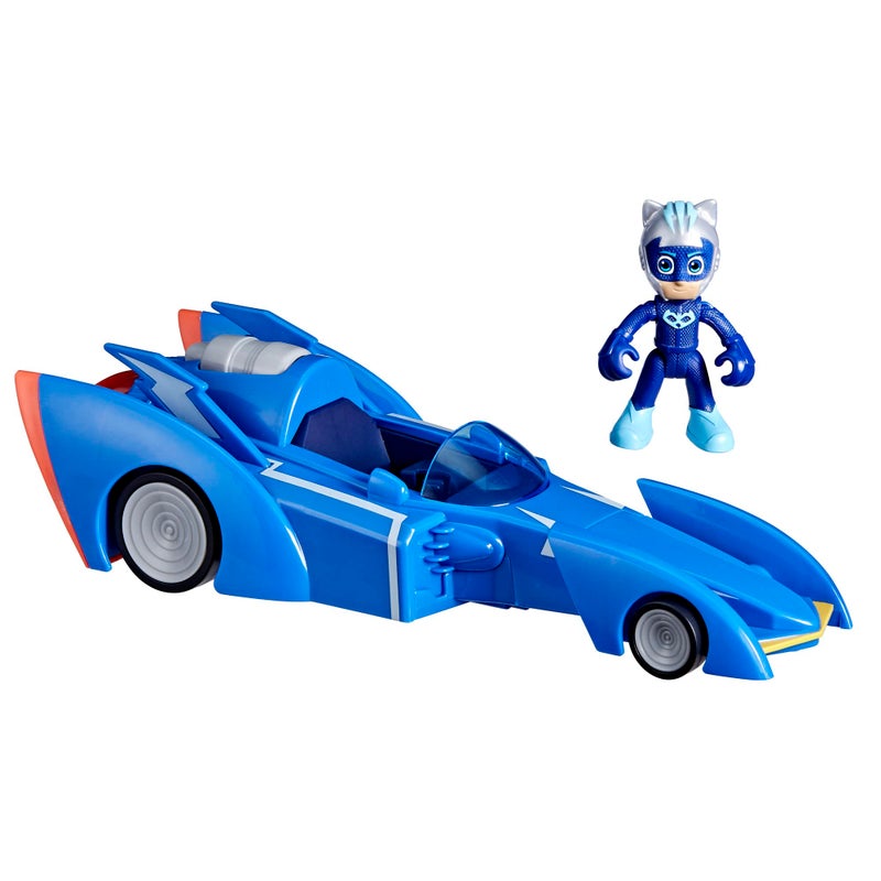 PJMASKS PJ Masks Power Heroes Cat Racer, Toy Car with Lights and Sounds, Preschool Toys for Boys and Girls 3 Years and Up - Image 1