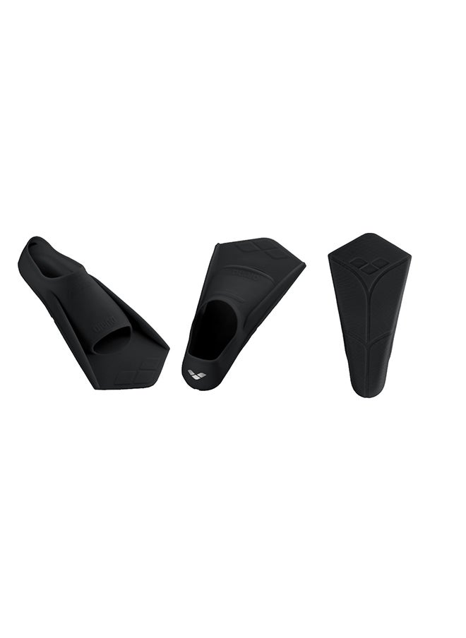 arena Men's Powerfin Fins Black  - Image 1