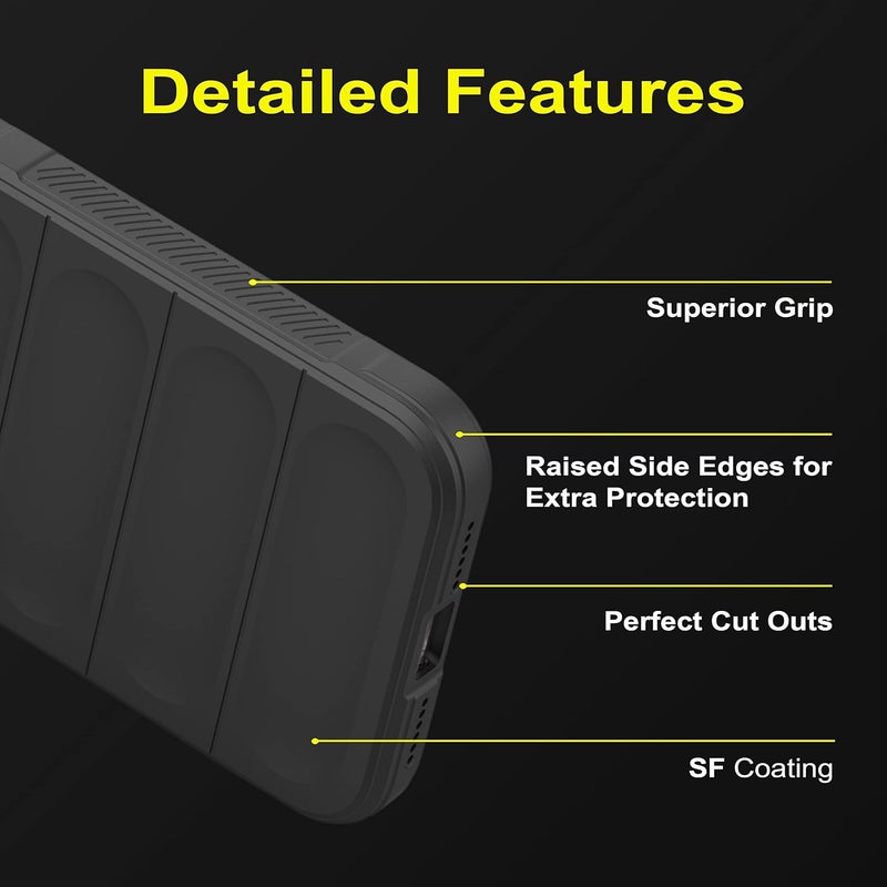 ZAPCASE Back Case Cover for Oneplus Nord Ce 3 Lite 5G | Compatible for Oneplus Nord Ce 3 Lite 5G Back Cover | Liquid Silicon Magic Case with Camera Protection | Black - Image 2
