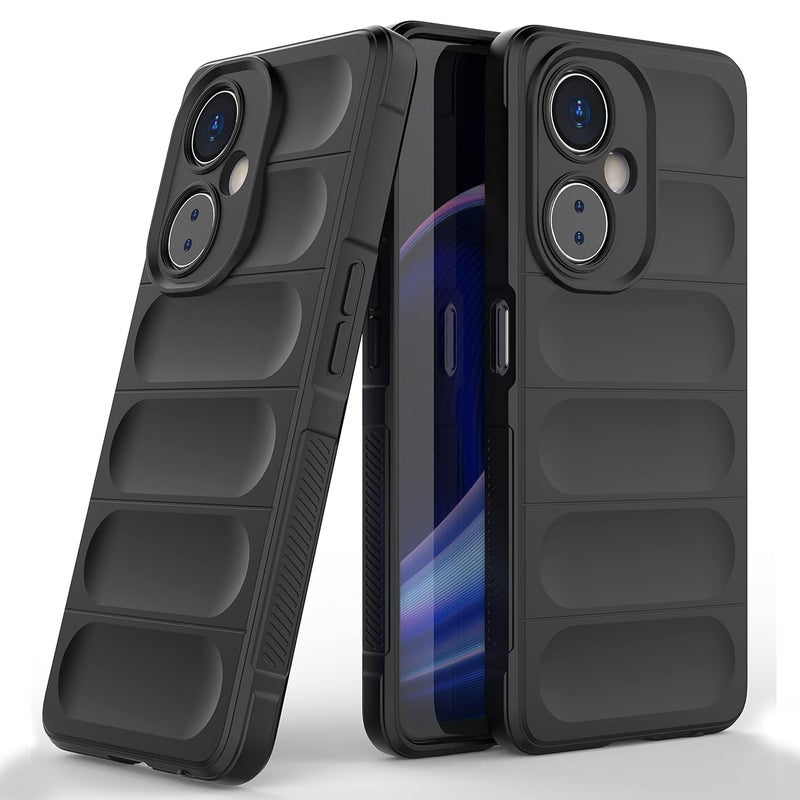 ZAPCASE Back Case Cover for Oneplus Nord Ce 3 Lite 5G | Compatible for Oneplus Nord Ce 3 Lite 5G Back Cover | Liquid Silicon Magic Case with Camera Protection | Black - Image 1