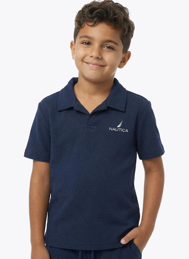 Nautica  Boys Top and Shorts Set for Comfortable Casual and Summer Style - Blue for Men | Best Price UAE
