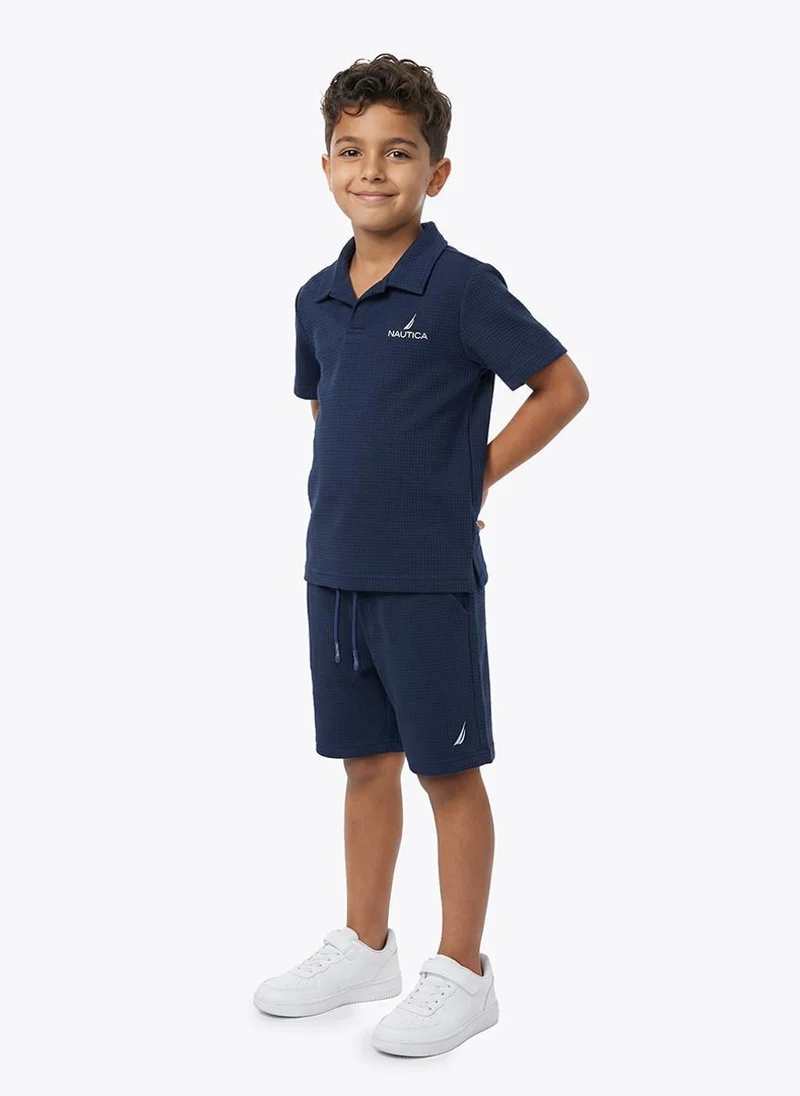 Boys Top and Shorts Set for Comfortable Casual and Summer Style - Blue