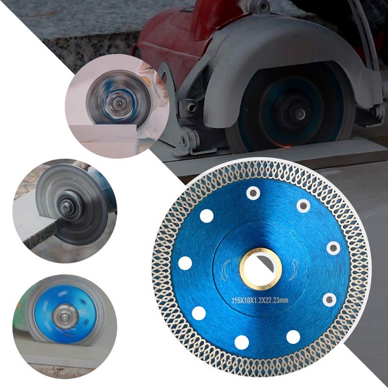 OSCEH 10Pcs/Box Super Thin Diamond Tile Blade 4.5", Porcelain Saw Blade for Cutting Porcelain Tile Granite Marbles - Image 5