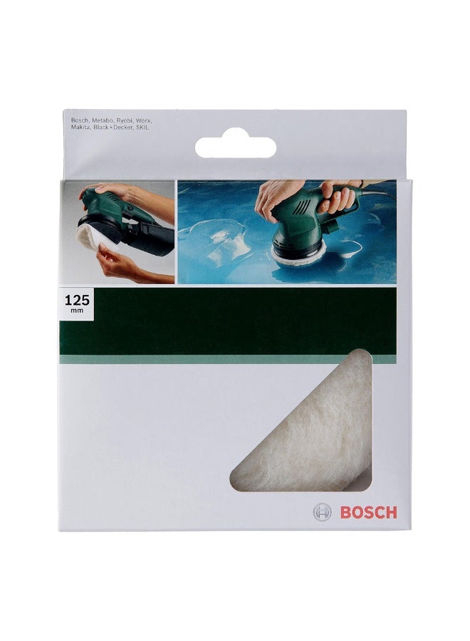 BOSCH 2609256049 125mm Lambswool Bonnet for Random Orbit Sander - Image 2