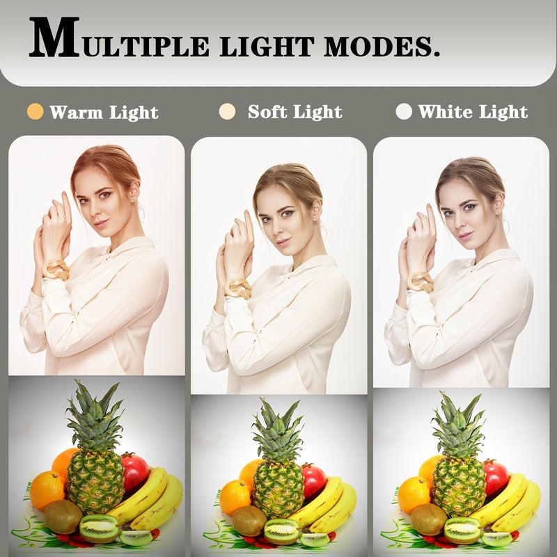 Black Square LED Video Fill Light USB Powered With Retractable Tripod For Studio Outdoor Photography Live Streaming - Image 3