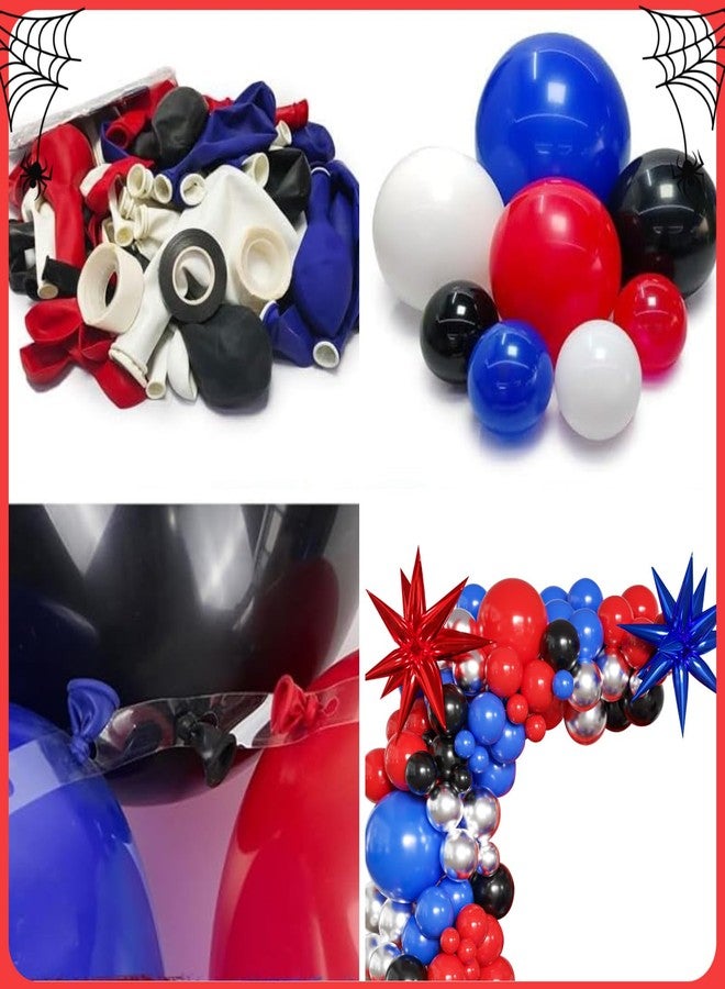 Sllyfo Spider Theme Birthday Decorations Party Supplies, Spider Theme Balloon Arch Kit for 5 Year Old, 5 Birthday Balloon for Spider Theme 5th Birthday Party Decorations for Boys Girls - Image 4
