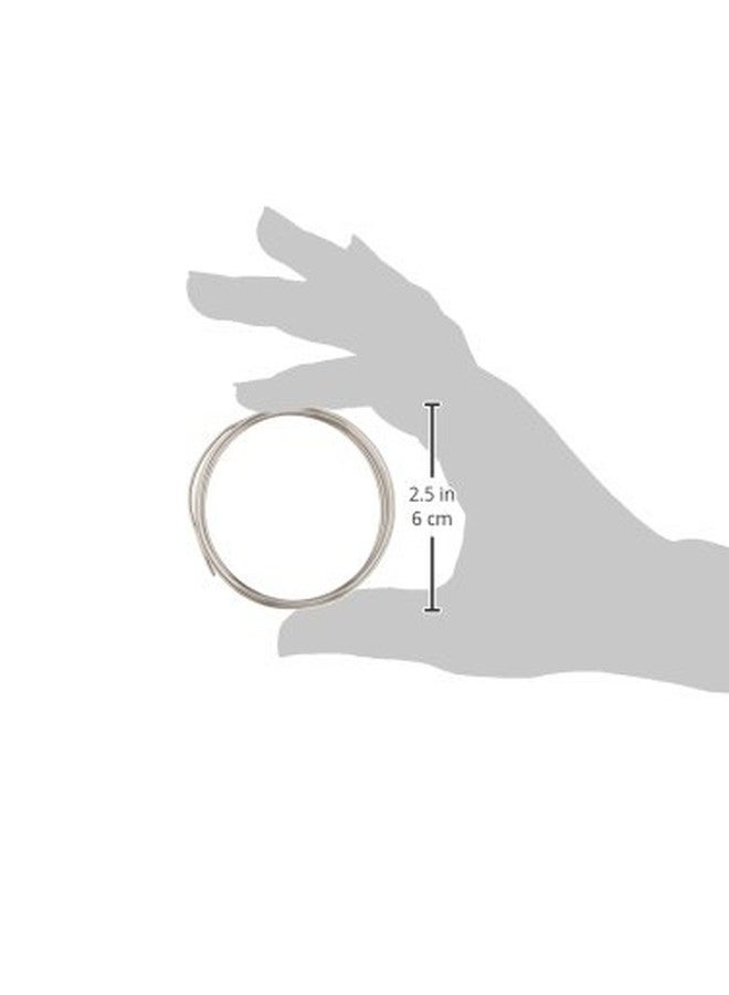 Beadalon 180S-018 18-Gauge Stainless Steel Round Bright Wire for Jewelry Making, 3.5m - Image 2