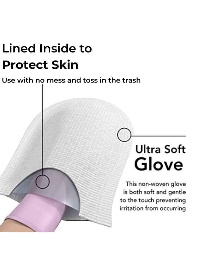 Cleanis No Rinse Aqua Wash Gloves Medical Grade Pre Moistened Wash Glove No Water Soap Rinsing Or Drying Necessary For All Types Of Skin Pouch Of 12 Gloves  - Image 3
