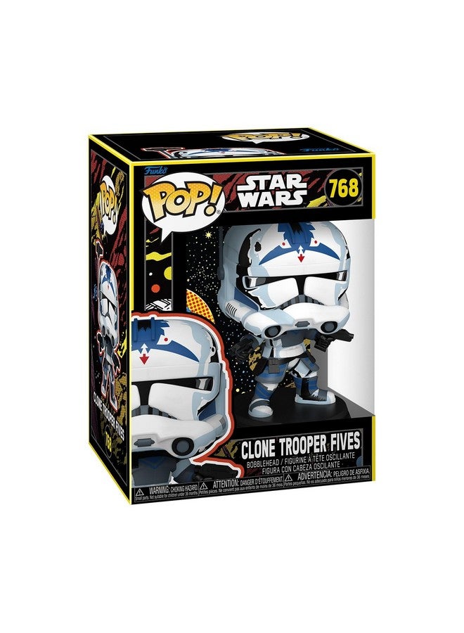 Funko Pop Star Wars: Clone Wars - Fives - (Retro) - Collectable Vinyl Figure - Gift Idea - Official Merchandise - Toys for Kids & Adults - Sci-Fi Fans - Model Figure for Collectors and Display - Image 1