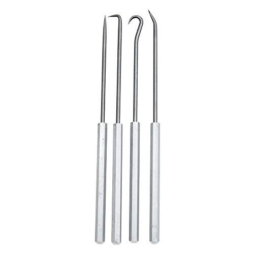 Ullman - PH-4 PH 4 Hook and Pick Set - High Carbon Polished Steel Hand Tools with Aluminum Handles. Workshop Tools - Image 1