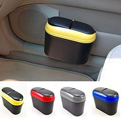 TERXA TERXA Car Trash Bin Car Waste Container Garbage Storage Box Rubbish Can Dustbin Box For CarOfficeHome Automotive Waste Bin Portable Mini Dust Case Pack of 1Multicolor - Image 2