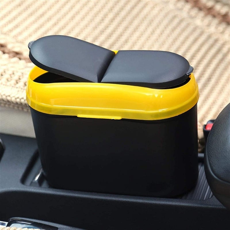 TERXA TERXA Car Trash Bin Car Waste Container Garbage Storage Box Rubbish Can Dustbin Box For CarOfficeHome Automotive Waste Bin Portable Mini Dust Case Pack of 1Multicolor - Image 5