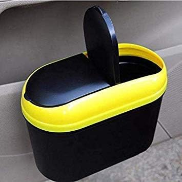 TERXA TERXA Car Trash Bin Car Waste Container Garbage Storage Box Rubbish Can Dustbin Box For CarOfficeHome Automotive Waste Bin Portable Mini Dust Case Pack of 1Multicolor - Image 1