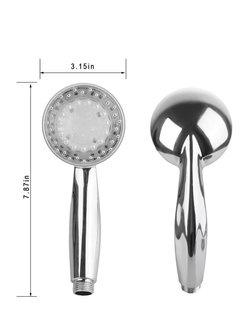 Plan A - LED Illuminated Shower Head - With Thermal Sensor Automatically Changes Colors According To Temperature, Water Saving And Eco-friendly, Illuminates Water Flow Ideal For Child Safety - Image 1