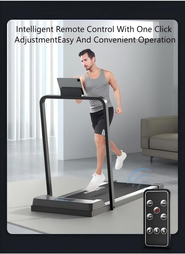 Smart Foldable Treadmill With Remote Control, Led Display, 2.0 Hp Motor, Convenient For Use At Home, Gym Or Office